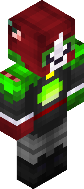 Minecraft skin tagged green rank #29