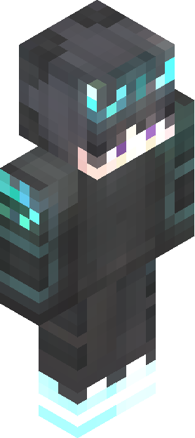 Minecraft skin tagged cyan rank #48