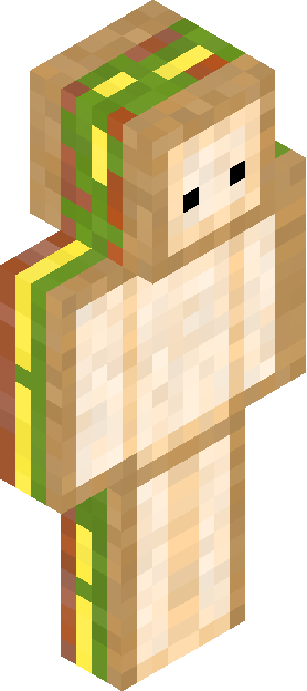Minecraft skin tagged toast rank #1