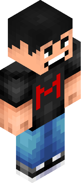 Minecraft skin tagged redblack rank #46
