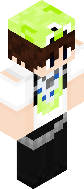 Minecraft skin tagged lime rank #5