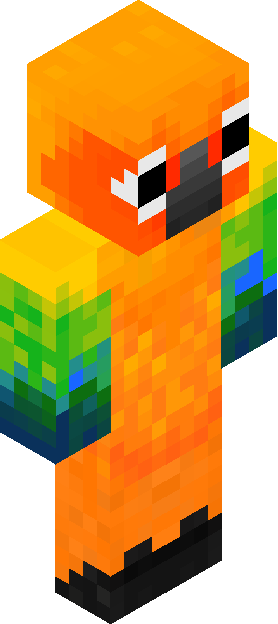 Minecraft skin tagged parrot rank #12