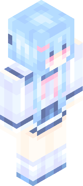 Minecraft skin tagged bluehair rank #26