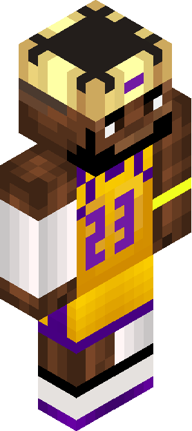 Minecraft skin tagged lakers rank #5