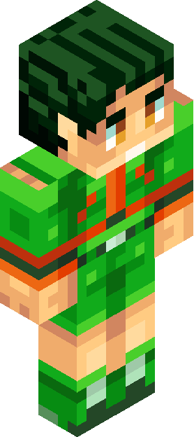 Minecraft skin tagged green rank #25
