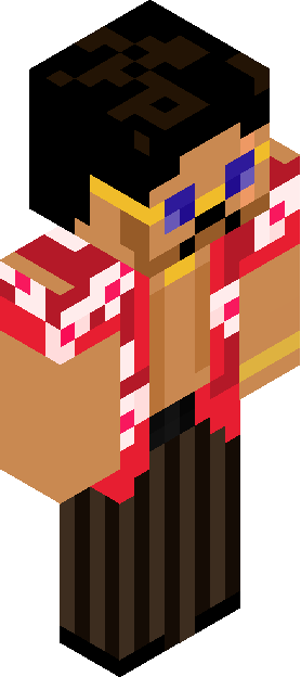 Minecraft skin tagged gold rank #10