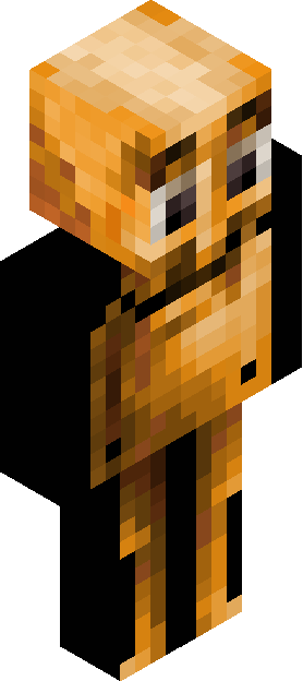 Minecraft skin tagged orange rank #40