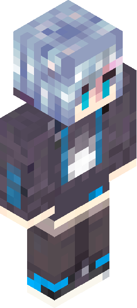 Minecraft skin tagged bluehair rank #41