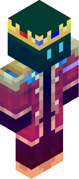 Minecraft skin tagged teal rank #25