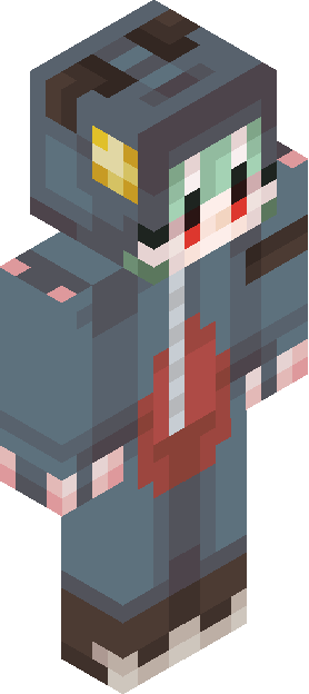 Minecraft skin tagged blue rank #42
