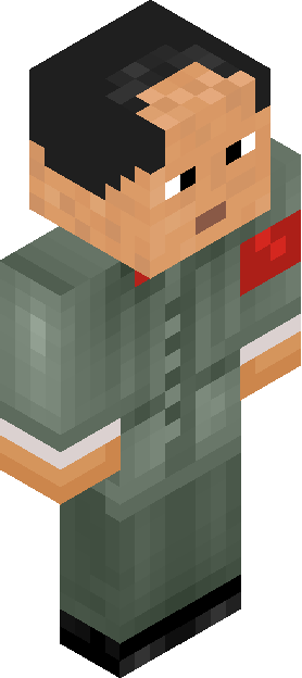 Minecraft skin tagged officer rank #6