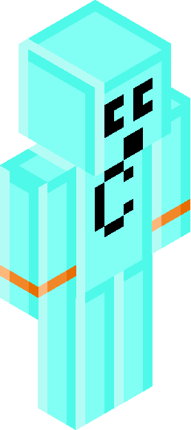 Minecraft skin tagged aqua rank #16
