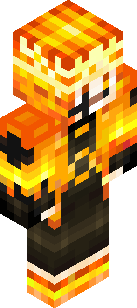 Minecraft skin tagged flame rank #40