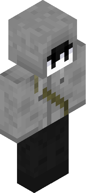 Minecraft skin tagged grayscale rank #40
