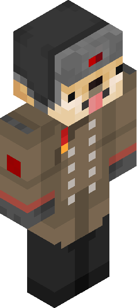 Minecraft skin tagged officer rank #39