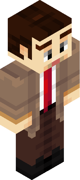 Minecraft skin tagged necktie rank #17
