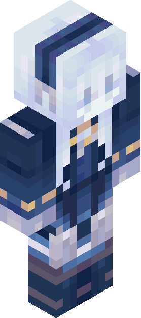 Minecraft skin tagged blue rank #41