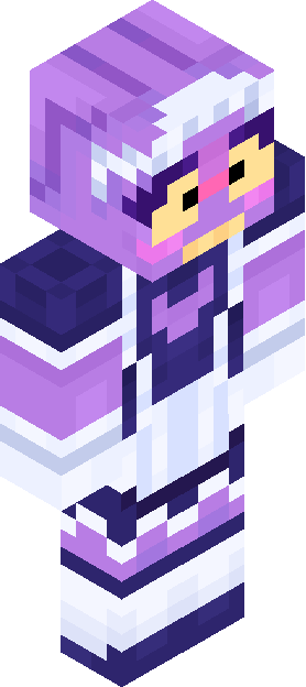 Minecraft skin tagged lavender rank #15