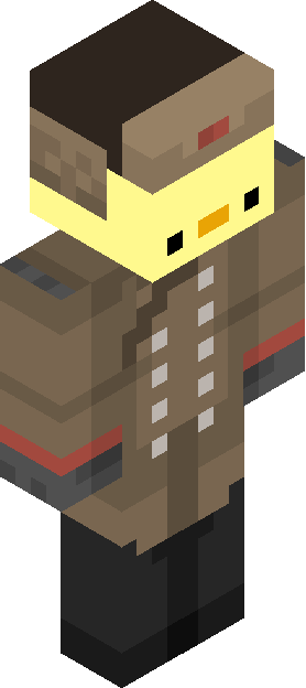 Minecraft skin tagged brown rank #20