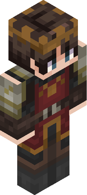 Minecraft skin tagged gold rank #46
