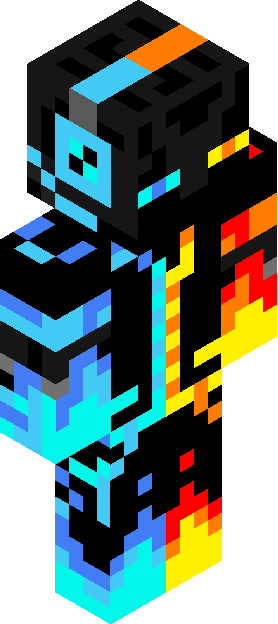 Minecraft skin tagged flame rank #43