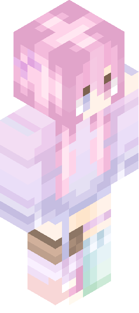 Minecraft skin tagged pinkhair rank #37