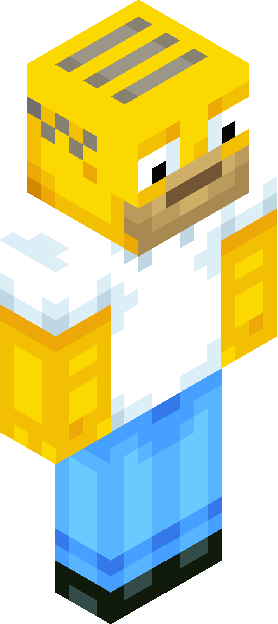 Minecraft skin tagged homer rank #9