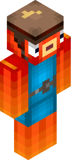 Minecraft skin tagged orangeblue rank #5