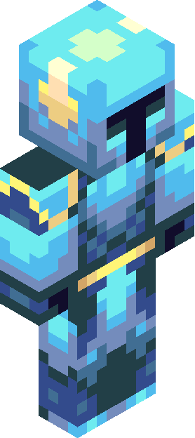 Minecraft skin tagged prismarine rank #2