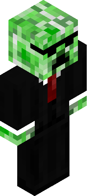 Minecraft skin tagged green rank #34