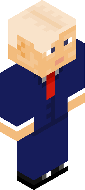 Minecraft skin tagged president rank #21