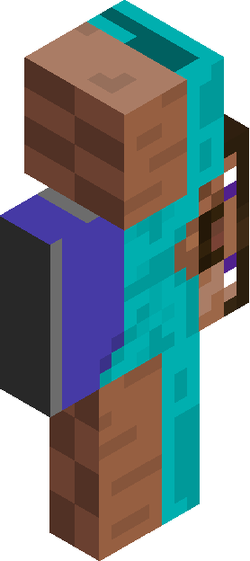 Minecraft skin tagged split rank #48