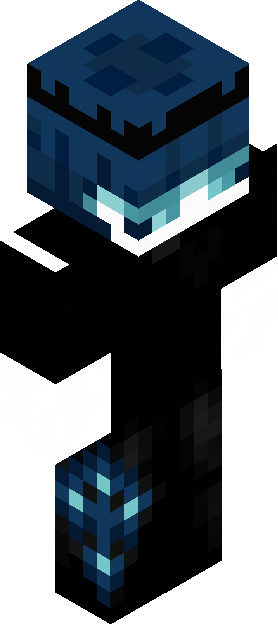 Minecraft skin tagged blue rank #44