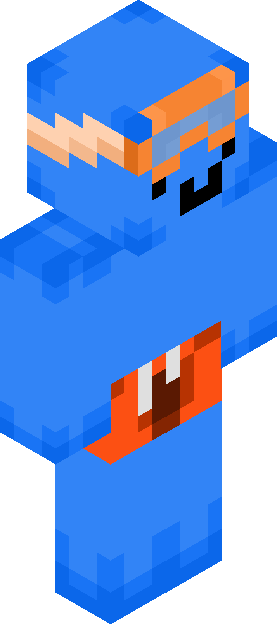Minecraft skin tagged orange rank #5