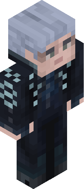 Minecraft skin tagged silverhair rank #40