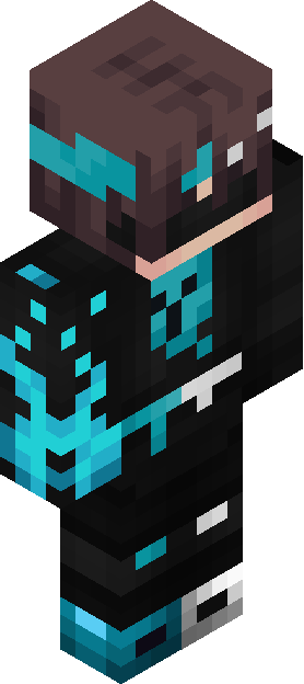 Minecraft skin tagged cyan rank #46