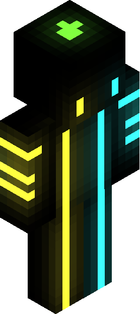 Minecraft skin tagged cyan rank #29
