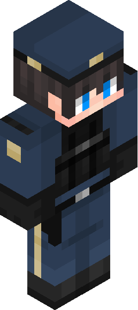 Minecraft skin tagged police rank #5