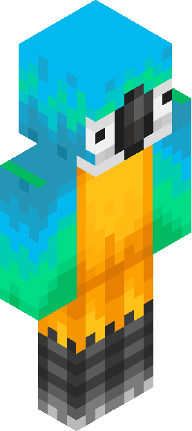 Minecraft skin tagged parrot rank #7