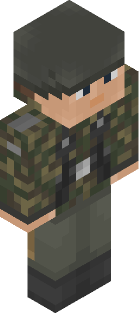 Minecraft skin tagged army rank #10