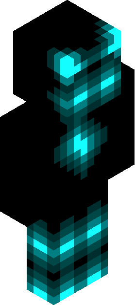 Minecraft skin tagged teal rank #42