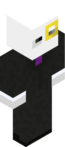 Minecraft skin tagged monocle rank #3