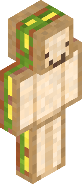 Minecraft skin tagged toast rank #4