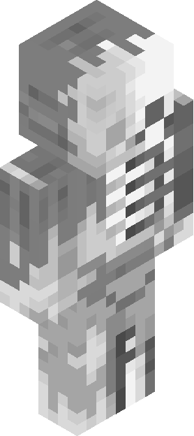 Minecraft skin tagged grayscale rank #18