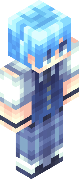 Minecraft skin tagged blue rank #24