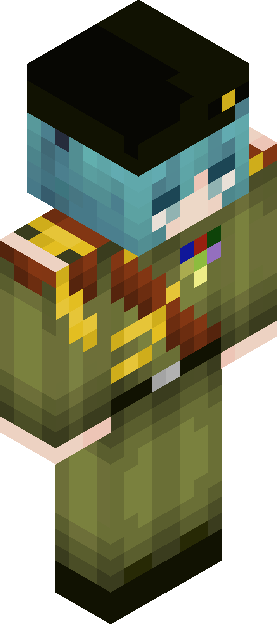 Minecraft skin tagged officer rank #5