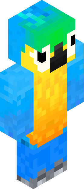 Minecraft skin tagged parrot rank #15