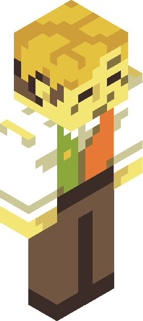Minecraft skin tagged green rank #17