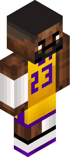 Minecraft skin tagged lakers rank #12
