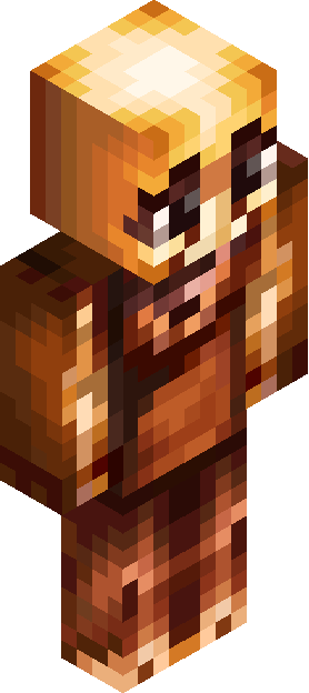 Minecraft skin tagged orange rank #23